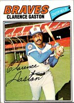 1977 Topps Base Set #192 Clarence Gaston