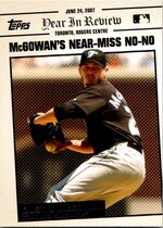 2008 Topps Year in Review Series 2 #YR85 Dustin Mcgowan