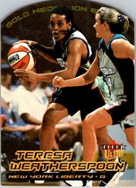 2000 Ultra WNBA Gold Medallion #95 Teresa Weatherspoon