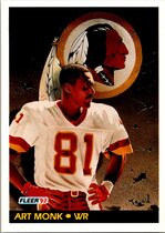 1992 Fleer Base Set #473 Art Monk