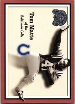 2000 Fleer Greats of the Game #74 Tom Matte