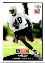 2009 Topps Kickoff #163 Louis Murphy