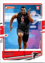 2020 Donruss Base Set #285 Marlon Davidson