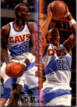 1995 Fleer Double Doubles #4 Tyrone Hill