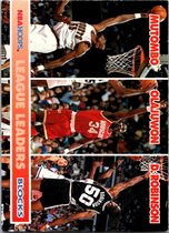 1994 NBA Hoops Hoops #254 Dikembe Mutombo|Hakeem Olajuwon|David Robinson