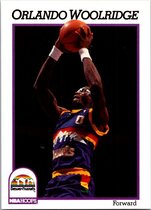 1991 NBA Hoops Base Set #58 Orlando Woolridge