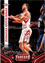 2014 Panini Threads #53 Donatas Motiejunas