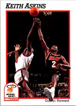 1991 NBA Hoops Base Set #386 Keith Askins