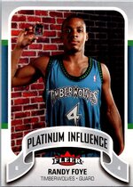 2006 Fleer Jordan's Platinum Influence #PI-RF Randy Foye