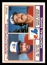 1983 O-Pee-Chee OPC Base Set #111 Expos Leaders