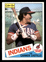 1985 O-Pee-Chee OPC Base Set #184 Carmen Castillo