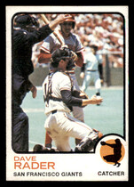 1973 Topps Base Set #121 Dave Rader