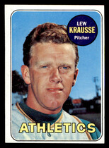 1969 Topps Base Set #23 Lew Krausse