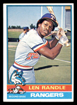 1976 Topps Base Set #31 Len Randle