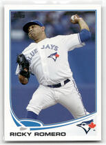 2013 Topps Base Set #124 Ricky Romero