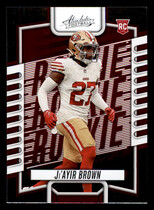 2023 Panini Absolute (Retail) #185 Jiayir Brown