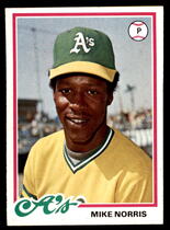 1978 Topps Base Set #434 Mike Norris