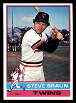 1976 Topps Base Set #183 Steve Braun