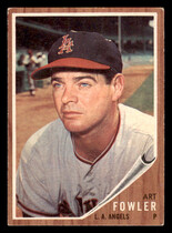 1962 Topps Base Set #128 Art Fowler