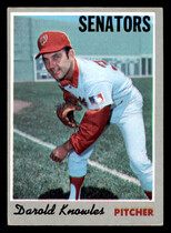 1970 Topps Base Set #106 Darold Knowles