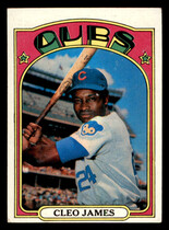 1972 Topps Base Set #117 Cleo James