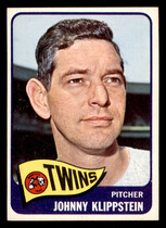 1965 Topps Base Set #384 Johnny Klippstein