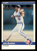 1984 Fleer Base Set #415 John Butcher