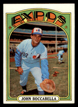 1972 Topps Base Set #159 John Boccabella