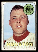 1969 Topps Base Set #186 Johnny Edwards