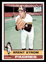 1976 Topps Base Set #84 Brent Strom