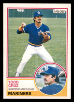 1983 O-Pee-Chee OPC Base Set #132 Todd Cruz