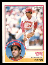 1983 O-Pee-Chee OPC Base Set #215 Mario Soto