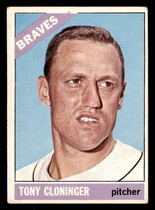 1966 Topps Base Set #10 Tony Cloninger