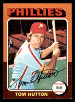 1975 Topps Base Set #477 Tom Hutton