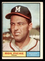 1961 Topps Base Set #61 Ron Piche