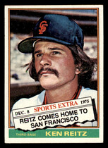 1976 Topps Traded #158T Ken Reitz