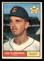 1961 Topps Base Set #462 Lou Klimchock