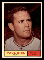 1961 Topps Base Set #374 Paul Giel