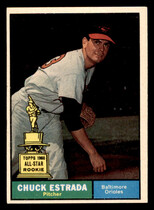 1961 Topps Base Set #395 Chuck Estrada