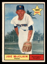 1961 Topps Base Set #488 Joe McClain