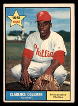 1961 Topps Base Set #502 Clarence Coleman