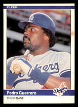 1984 Fleer Base Set #100 Pedro Guerrero