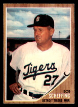 1962 Topps Base Set #416 Bob Scheffing