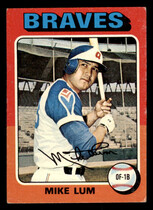 1975 Topps Base Set #154 Mike Lum