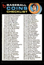 1971 Topps Base Set #161 Coins Checklist