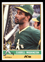 1976 Topps Base Set #189 Claudell Washington