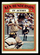 1972 Topps Base Set #444 Ken Henderson