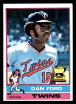 1976 Topps Base Set #313 Dan Ford