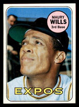 1969 Topps Base Set #45 Maury Wills