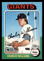 1975 Topps Base Set #449 Charlie Williams